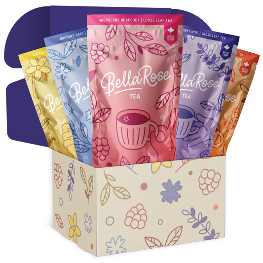 BellaRose Tea – Premium 5-Pack Gift Set